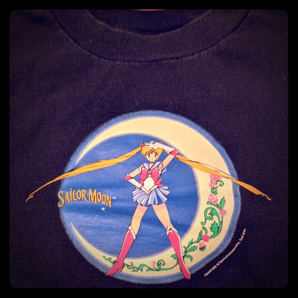 Vintage 1998 Sailor Moon T-Shirt - Youth L